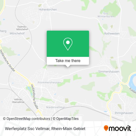 Карта Werferplatz Ssc Vellmar