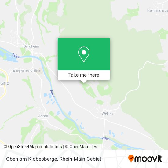 Карта Oben am Klobesberge