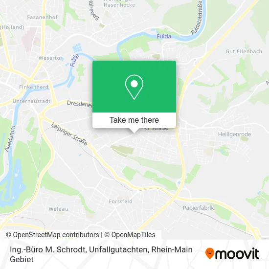 Карта Ing.-Büro M. Schrodt, Unfallgutachten
