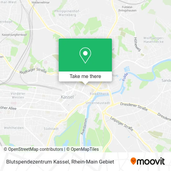 Карта Blutspendezentrum Kassel