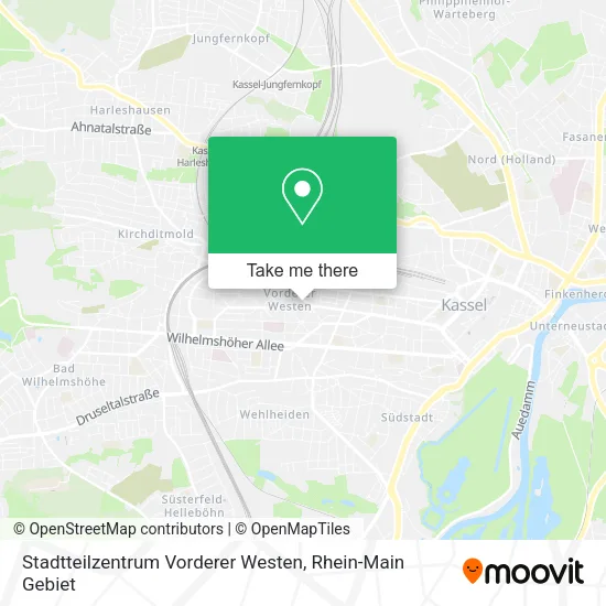 Карта Stadtteilzentrum Vorderer Westen