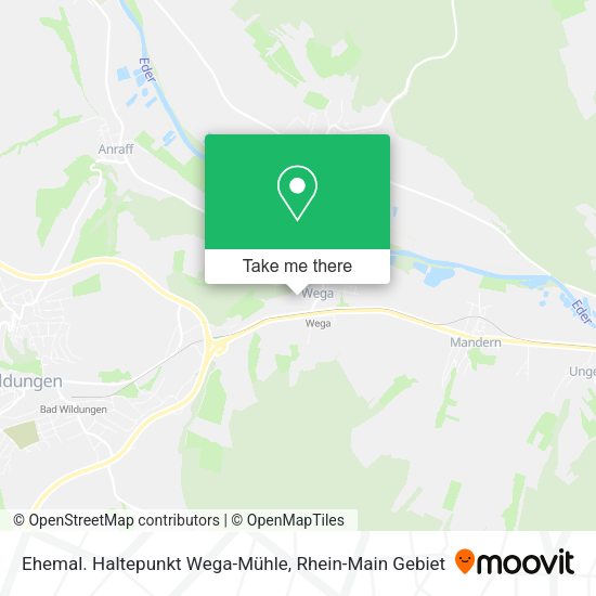 Карта Ehemal. Haltepunkt Wega-Mühle