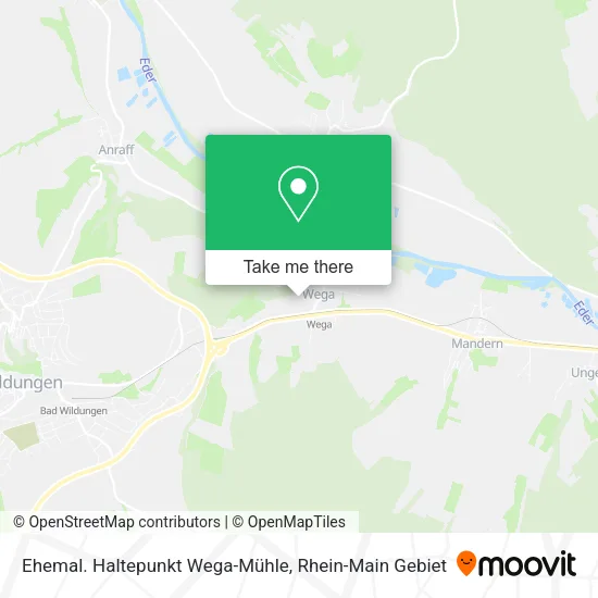Карта Ehemal. Haltepunkt Wega-Mühle