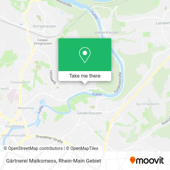 Карта Gärtnerei Malkomess