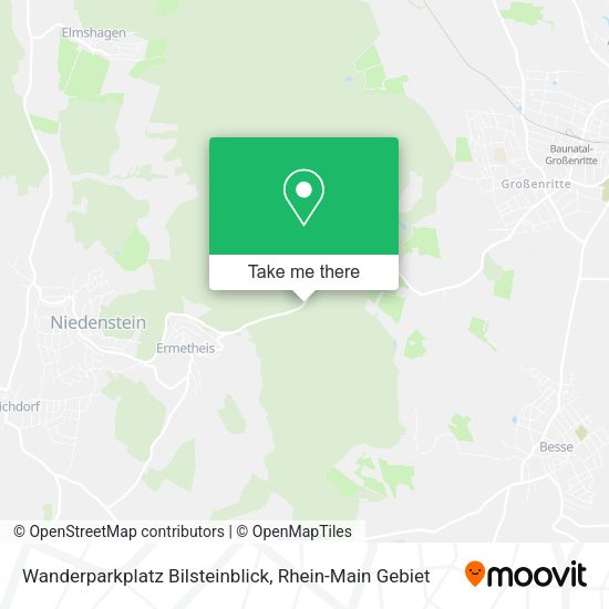Карта Wanderparkplatz Bilsteinblick