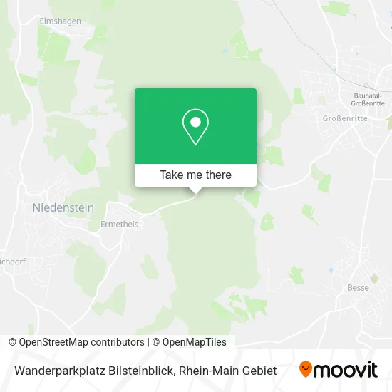 Карта Wanderparkplatz Bilsteinblick