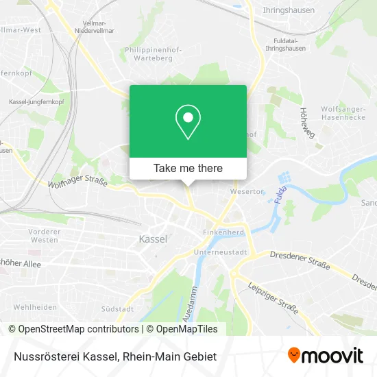 Карта Nussrösterei Kassel