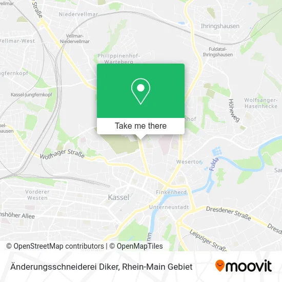 Карта Änderungsschneiderei Diker