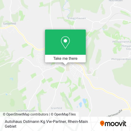 Карта Autohaus Ostmann Kg Vw-Partner