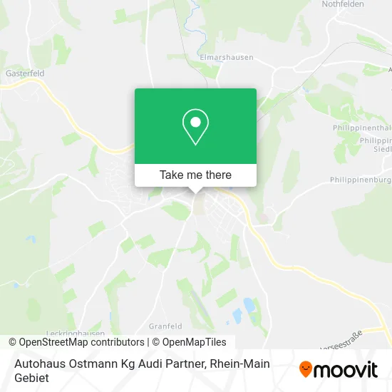 Карта Autohaus Ostmann Kg Audi Partner