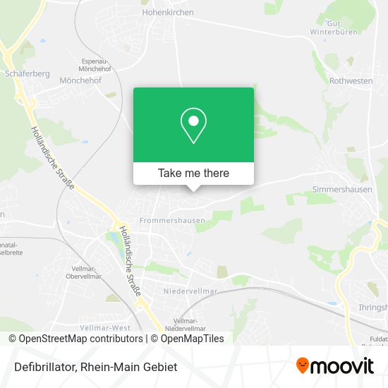 Defibrillator map
