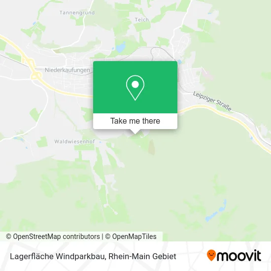 Карта Lagerfläche Windparkbau