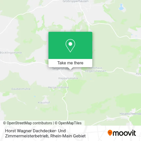 Карта Horst Wagner Dachdecker- Und Zimmermeisterbetrieb