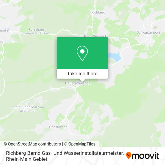 Карта Richberg Bernd Gas- Und Wasserinstallateurmeister