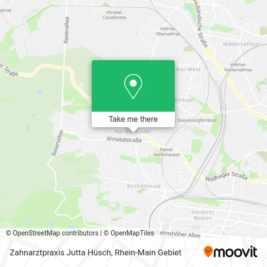 Карта Zahnarztpraxis Jutta Hüsch