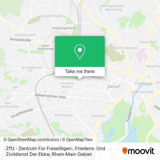 Карта Zffz - Zentrum Für Freiwilligen-, Friedens- Und Zivildienst Der Ekkw