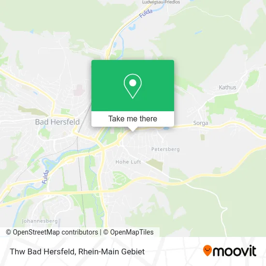 Карта Thw Bad Hersfeld