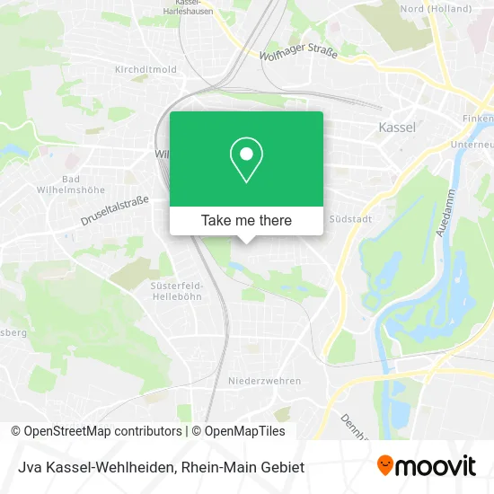 Карта Jva Kassel-Wehlheiden