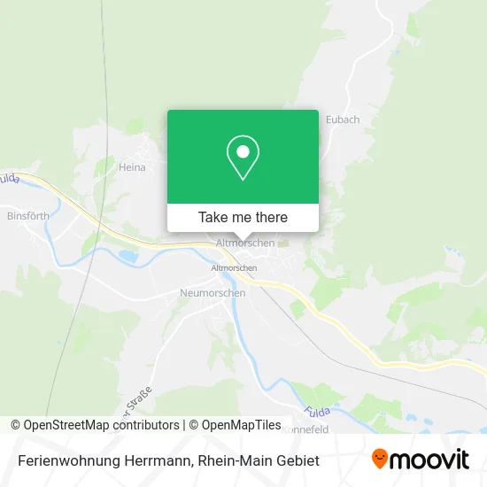 Карта Ferienwohnung Herrmann