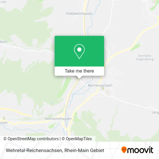 Карта Wehretal-Reichensachsen