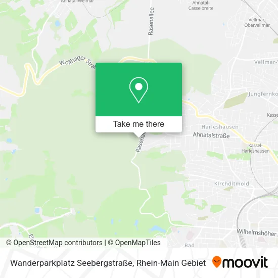 Карта Wanderparkplatz Seebergstraße