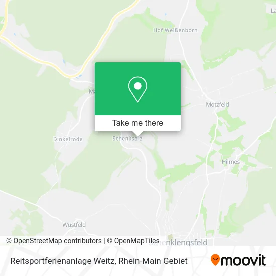 Карта Reitsportferienanlage Weitz