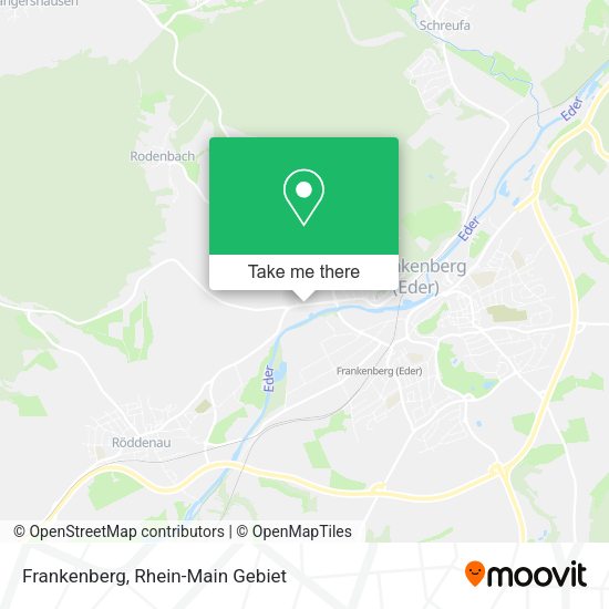 Карта Frankenberg