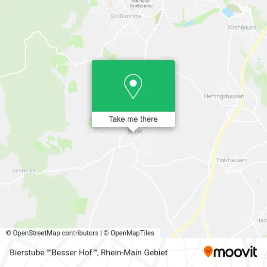 Карта Bierstube ""Besser Hof""