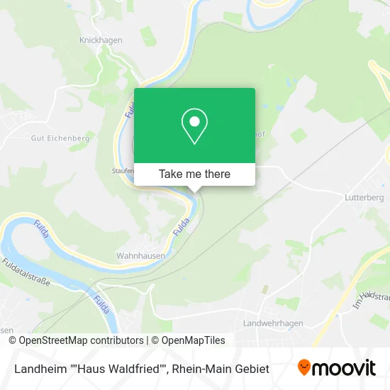 Карта Landheim ""Haus Waldfried""
