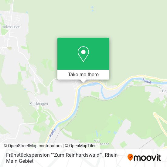 Карта Frühstückspension ""Zum Reinhardswald""