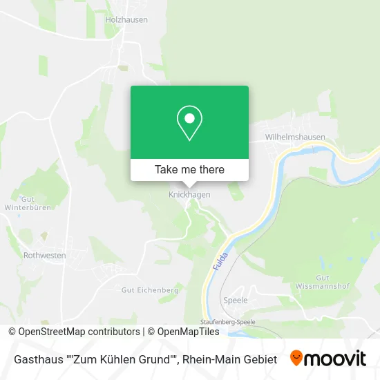 Карта Gasthaus ""Zum Kühlen Grund""