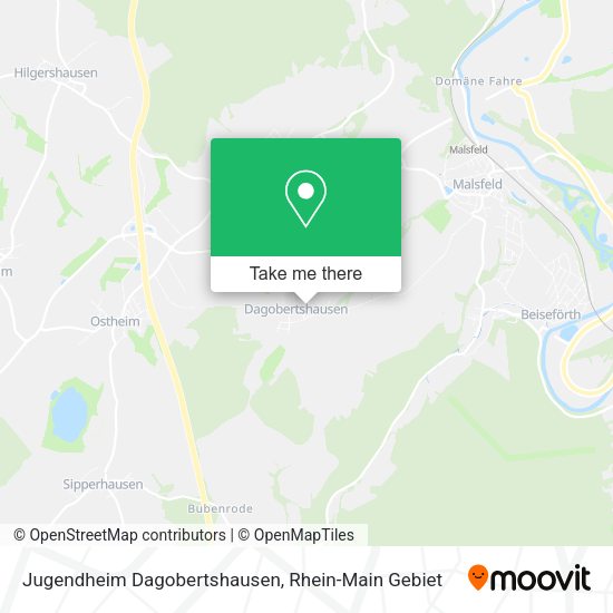 Карта Jugendheim Dagobertshausen