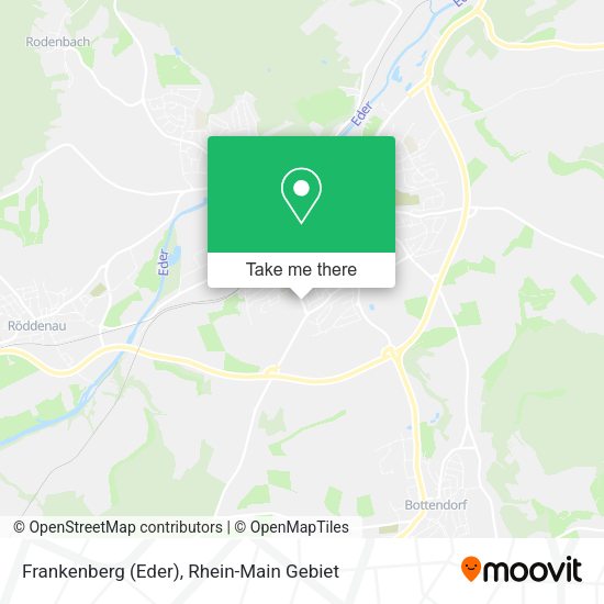 Карта Frankenberg (Eder)