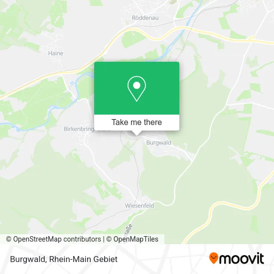 Карта Burgwald