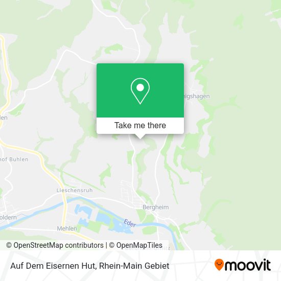 Карта Auf Dem Eisernen Hut