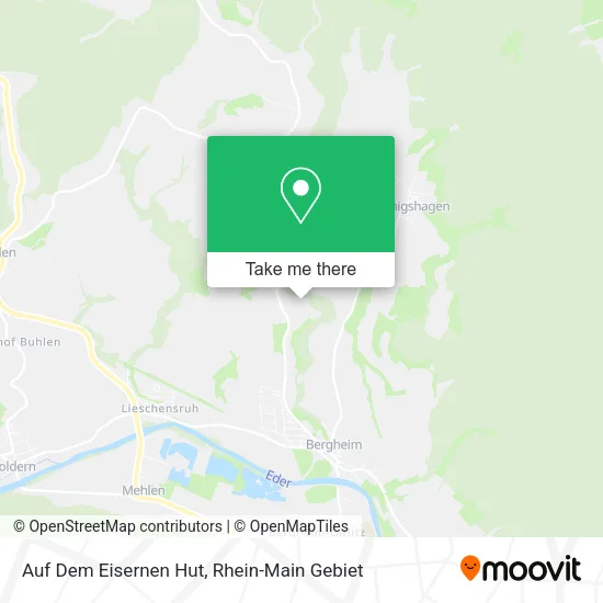 Карта Auf Dem Eisernen Hut