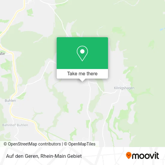 Карта Auf den Geren