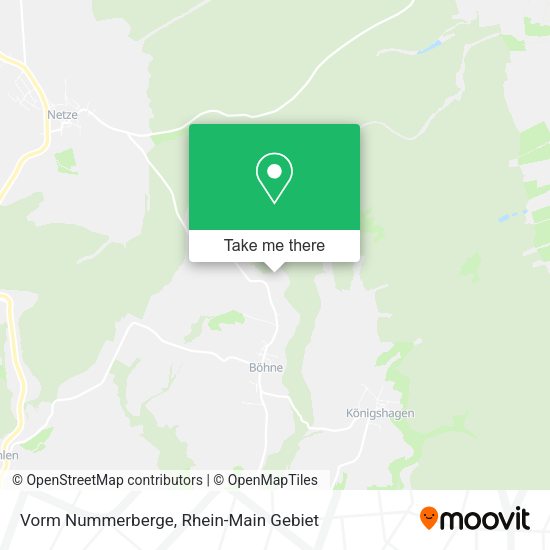 Карта Vorm Nummerberge