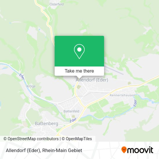 Карта Allendorf (Eder)