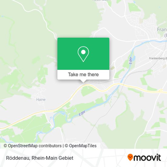 Карта Röddenau