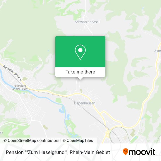 Карта Pension ""Zum Haselgrund""