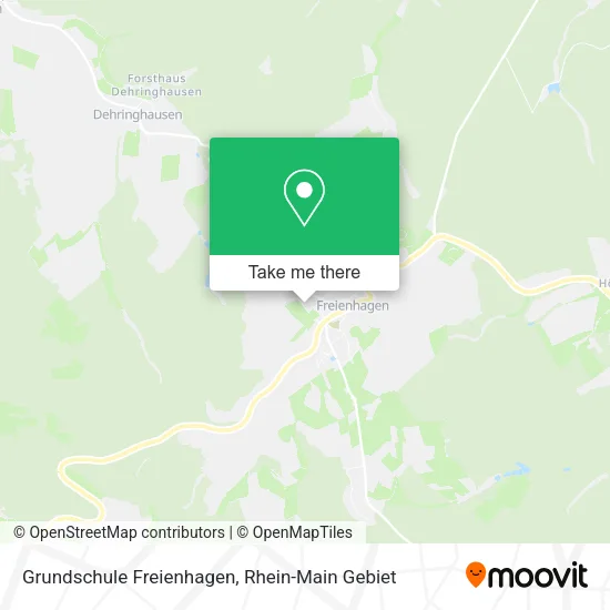 Карта Grundschule Freienhagen