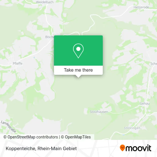 Карта Koppenteiche