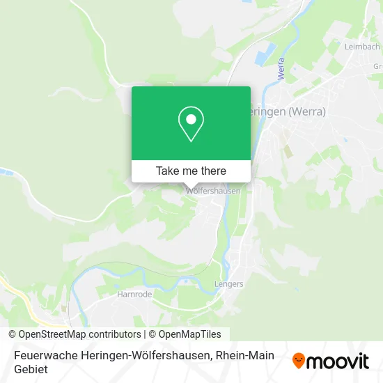 Карта Feuerwache Heringen-Wölfershausen