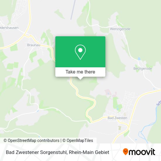 Карта Bad Zwestener Sorgenstuhl