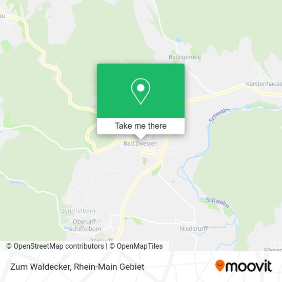Карта Zum Waldecker
