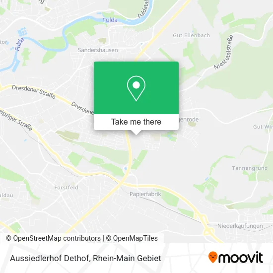Карта Aussiedlerhof Dethof