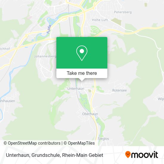 Карта Unterhaun, Grundschule