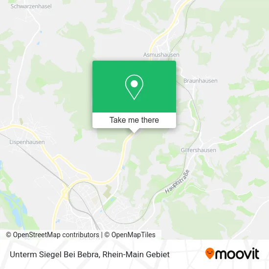 Карта Unterm Siegel Bei Bebra