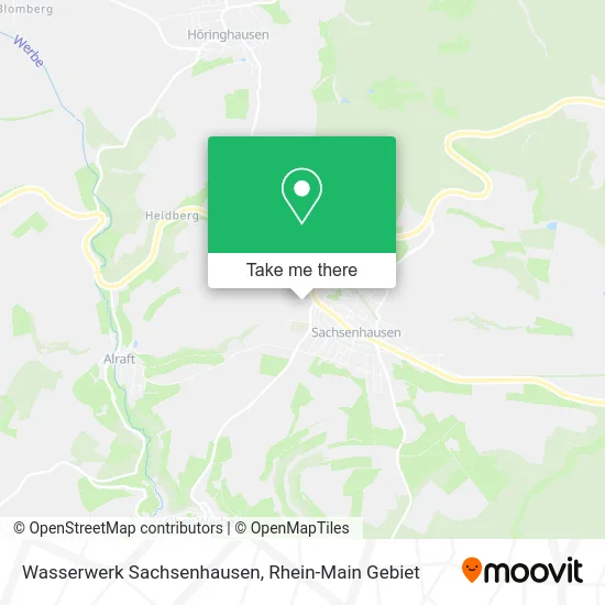 Карта Wasserwerk Sachsenhausen